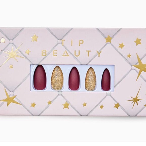 TIP BEAUTY Luxury Artificial Nail Set in Rum + Coke and 24K Magic - Picture 2 of 5